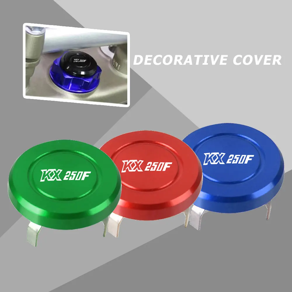 Motorcycle Steering Stem Nut Cap Cover For Kawasaki Kx250F Kx 250F Kx 250 F Kx250F Kx 250F Kx 250 F 2004-2018 2017 2016 15 Moto