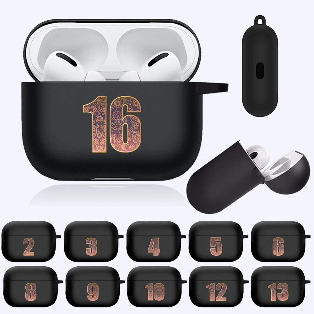 Custodia Morbida In Silicone Nero Per Apple Airpods Pro A2084 A2083 Custodia Protettiva Per Auricolare Bluetooth Wireless