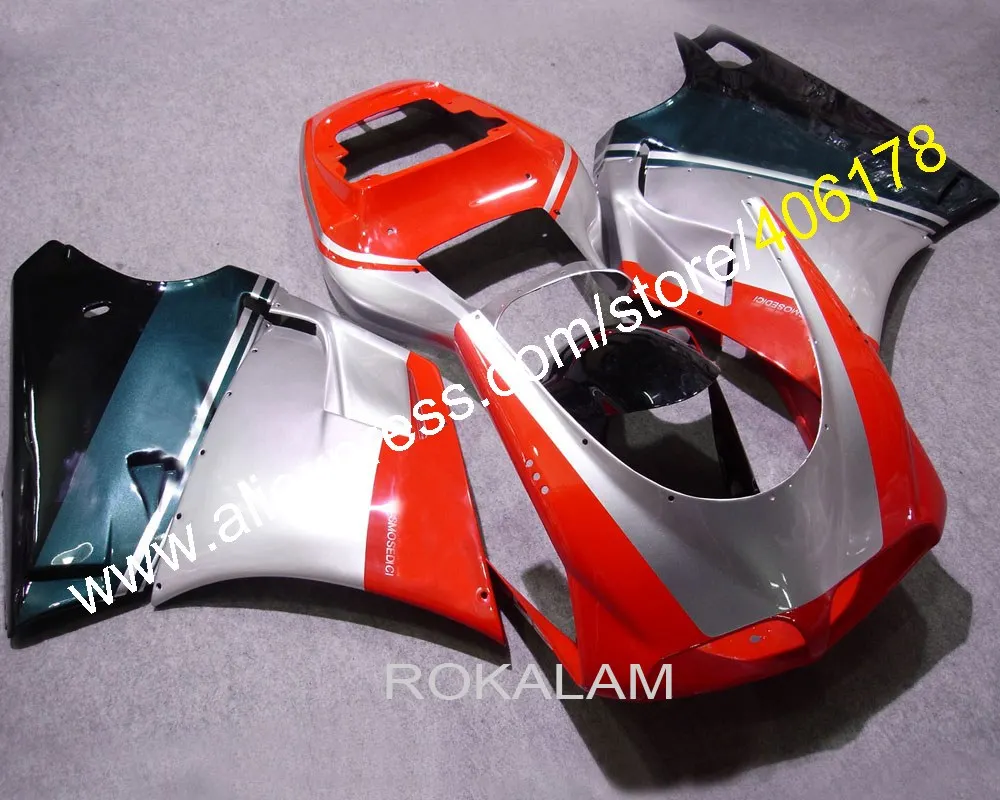Per Ducati 96 97 98 99 00 01 02 Carenatura 748 916 996 998 748S 96-02 Kit Carene Moto (Stampaggio Ad Iniezione)