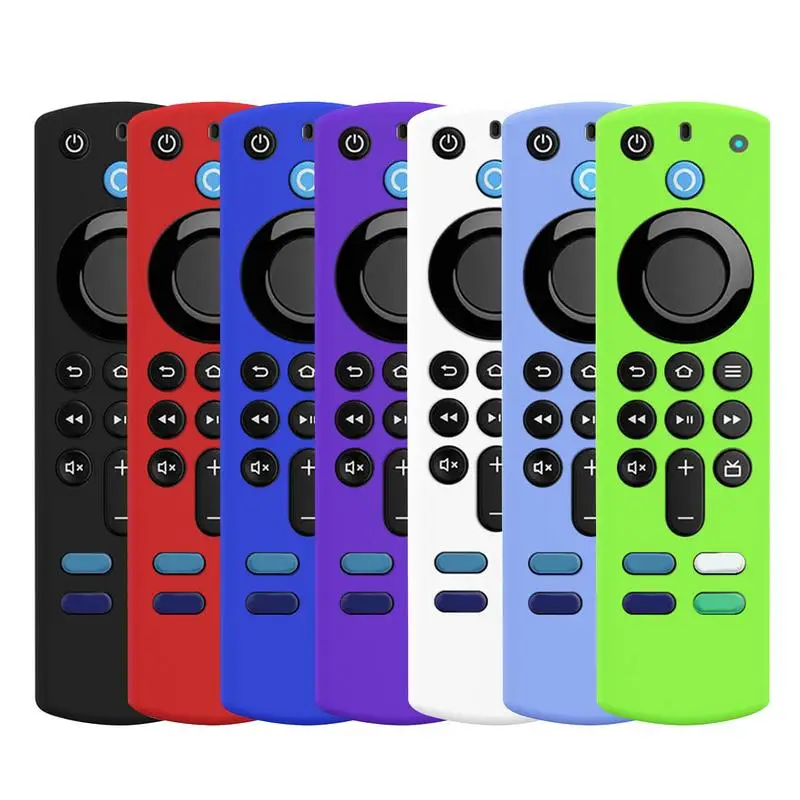 Custodia Protettiva Custodia Protettiva In Silicone Per Alexa Voice Remote (3A Generazione) Custodia Antiscivolo In Silicone Antiurto Per Alexa Voice 