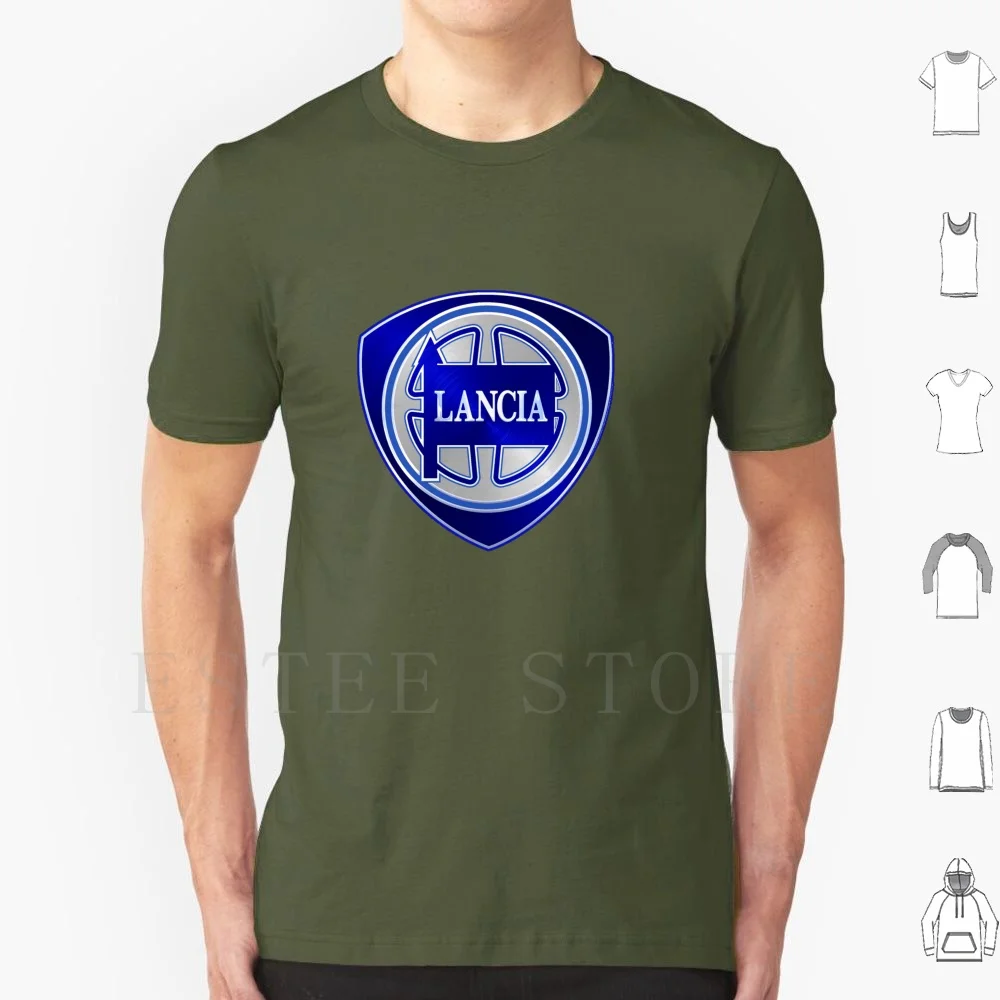 Lancia Cars Italy T Shirt Cotone Uomo Stampa Fai Da Te Lancia Cars Italy Abarth Fiat