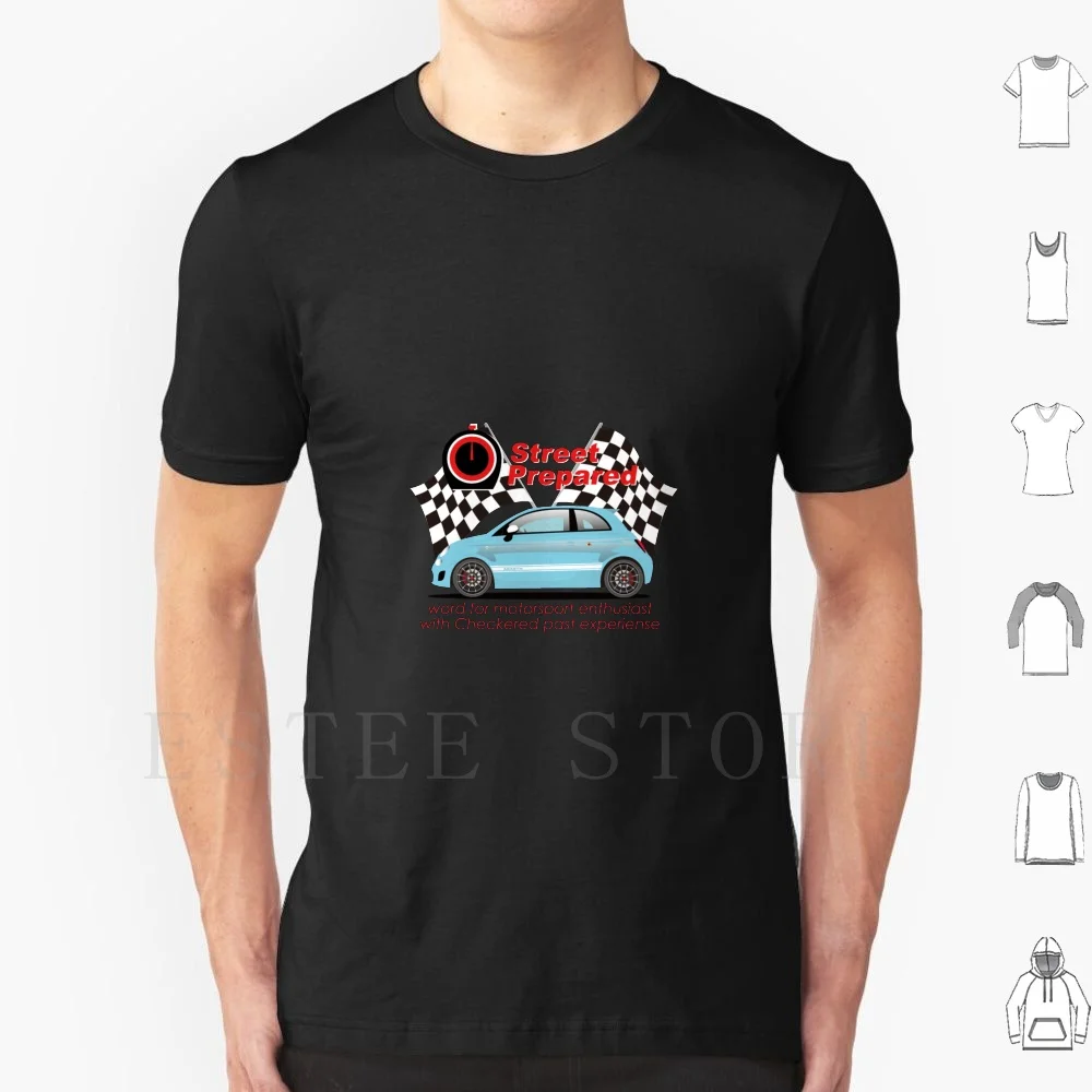 Fiat Abarth 595 Esse Esse T Shirt Uomo Cotone 6Xl Fiat Abarth 500 R595 695 Esse Esse Acing Vintage Auto Car Bike Moto