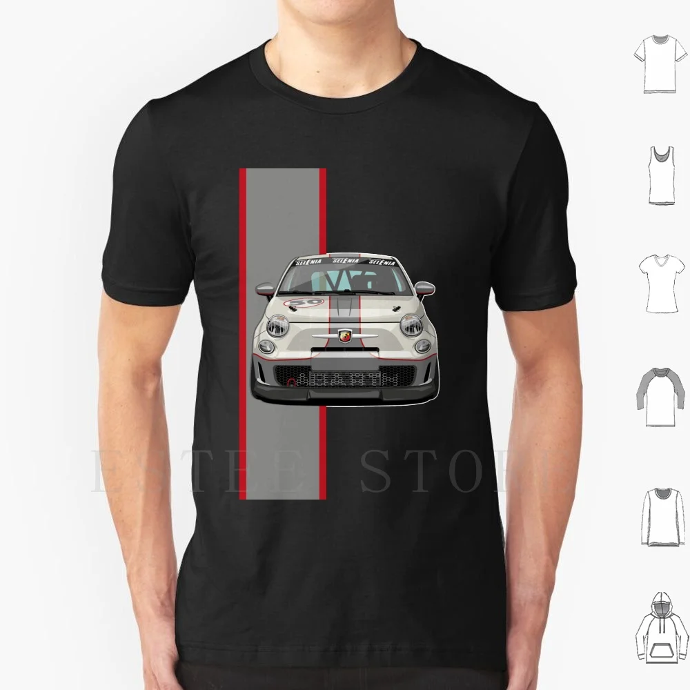 Abarth 695 Assetto Corse Evoluzione T Shirt Cotone Uomo Stampa Fai Da Te Abarth Abarth595 Abarth695 Sport Assetto Corse Assettocorse