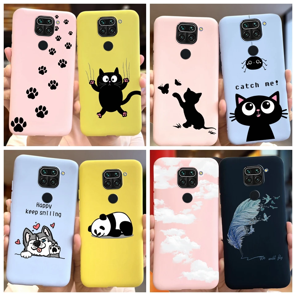 Custodia In Silicone Funny Cat Per Xiaomi Redmi Note 9 S Note 9 8 8 Pro 8 T Cover Posteriore Per Redmi Note 8 Pro Note 8 T 8 T 9 S Custodie Per Telefo