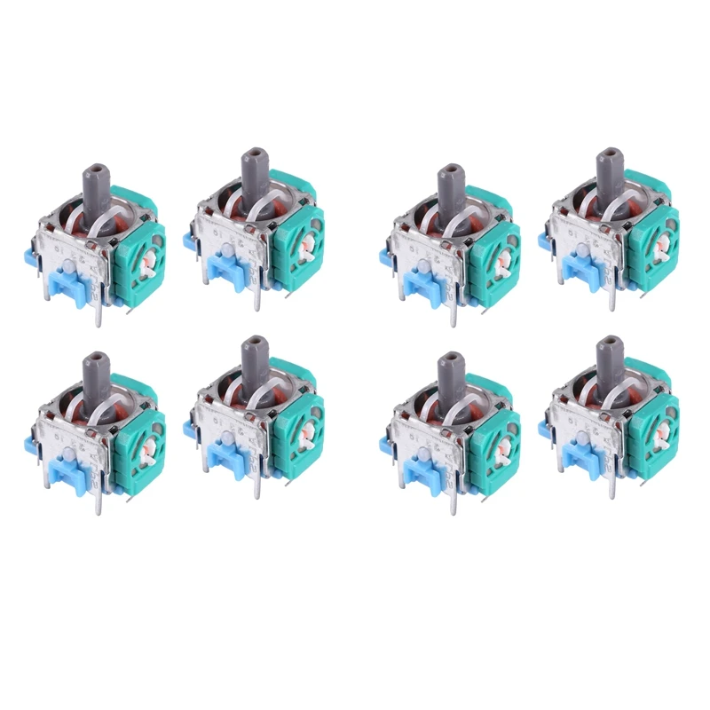 Rise-8Pcs/Lot Joystick Destro/Sinistro Sensore Stick Analogico 3D Per Controller Playstation 4 Ps4 Dualshock 4 Parte Di Riparazione