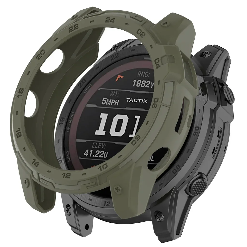 Custodia In Tpu Per Garmin Fenix 7X Pro 6X 5X Tactix 7 Pro Fenix 7 6 5 Enduro 2 Custodia Trasparente In Silicone Morbido Per Garmin Tactix 7
