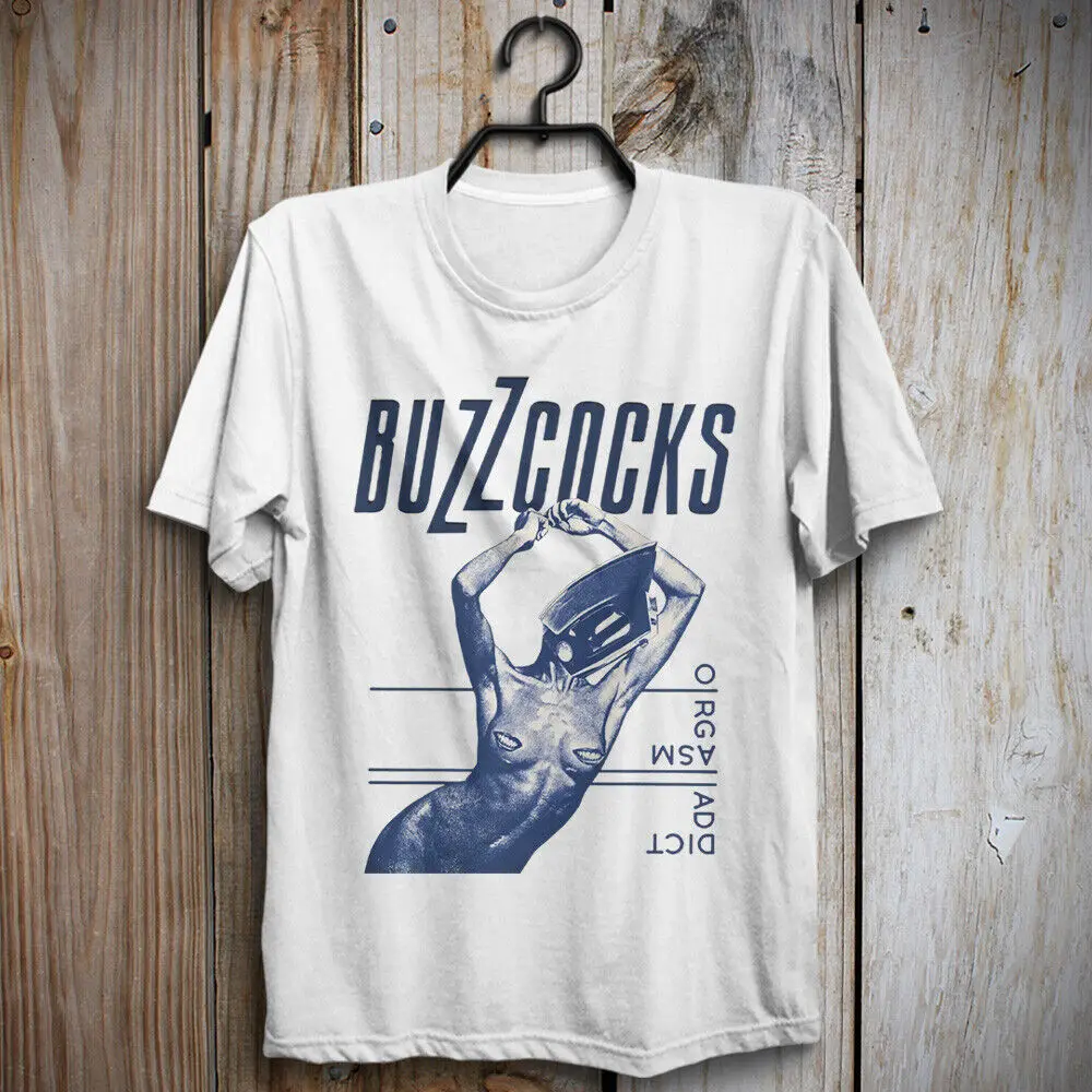 Orgasmo Addict Buzzcocks Steve Diggle Chris Remington Mani Perazoli Retro Tshirt