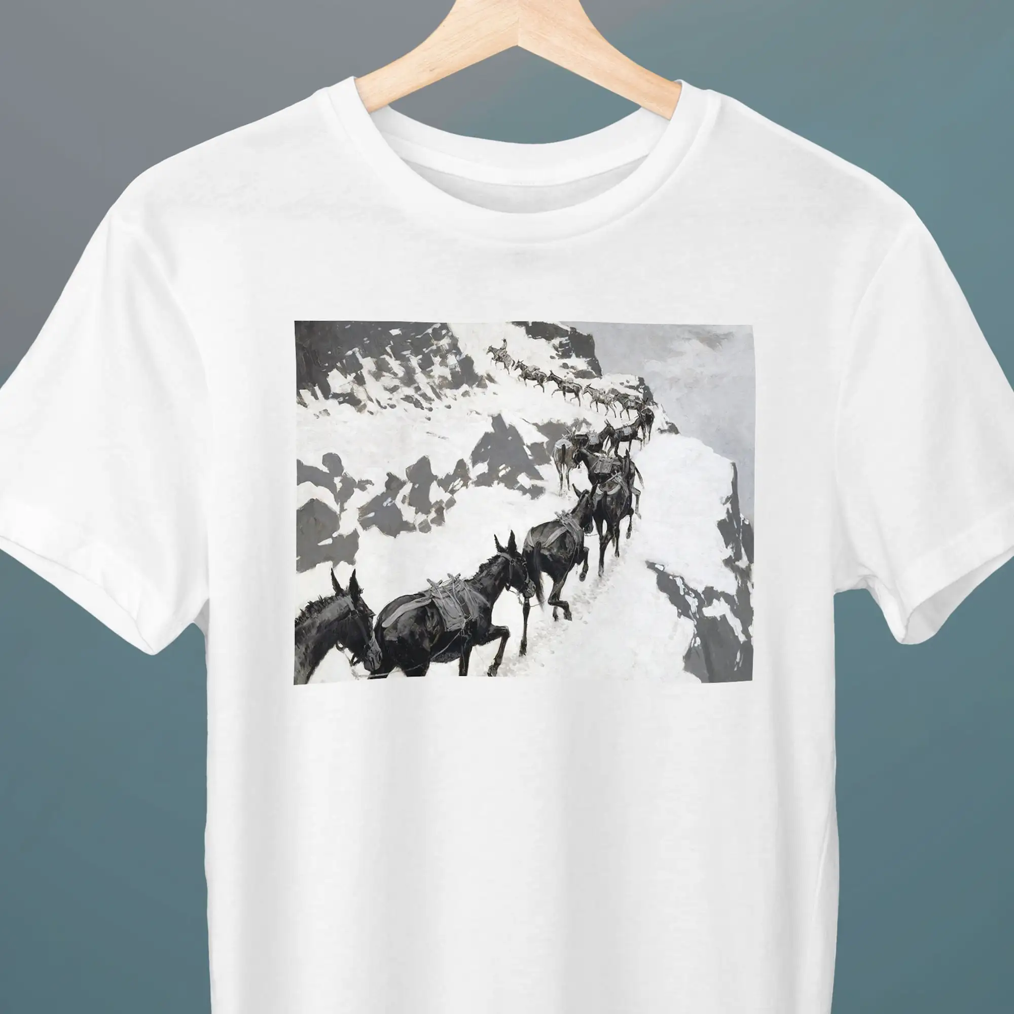 The Mule Pack T-Shirt Magic Remington Art Fine For Her Him Lover