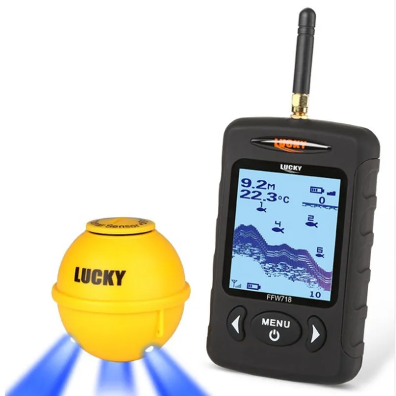Lucky Fish Finder Ffw718Lab Wireless Sonar Fishing Finder Fotocamera Subacquea Deep Fish Finder Ecoscandaglio Fotocamera Subacquea