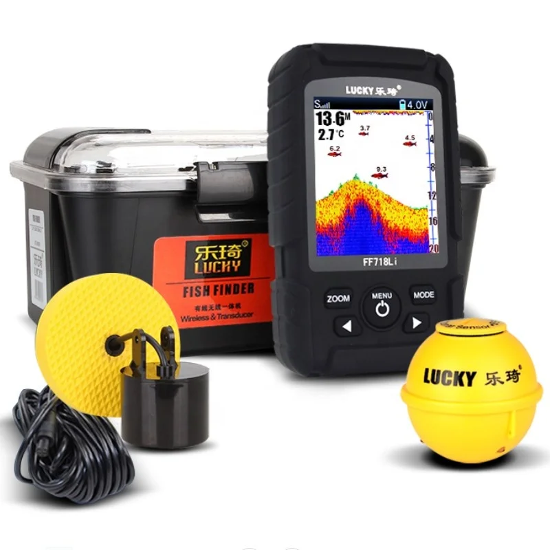 Ecoscandaglio Ecoscandaglio Ff718Li Ecoscandaglio Portatile Intelligente Più Profondo Per La Pesca Ecoscandaglio Subacqueo Fish Finder
