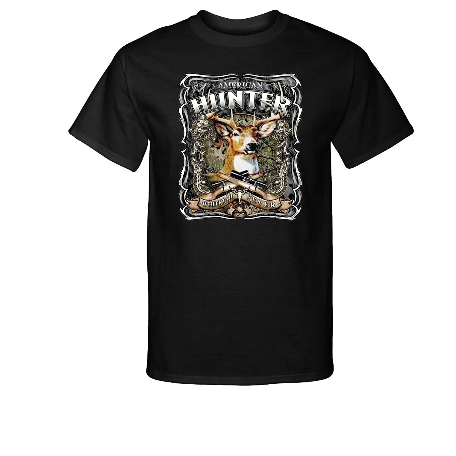 2019 New Fashion Tee Shirt Casual American Deer Hunter Whitetail Fever T-Shirt