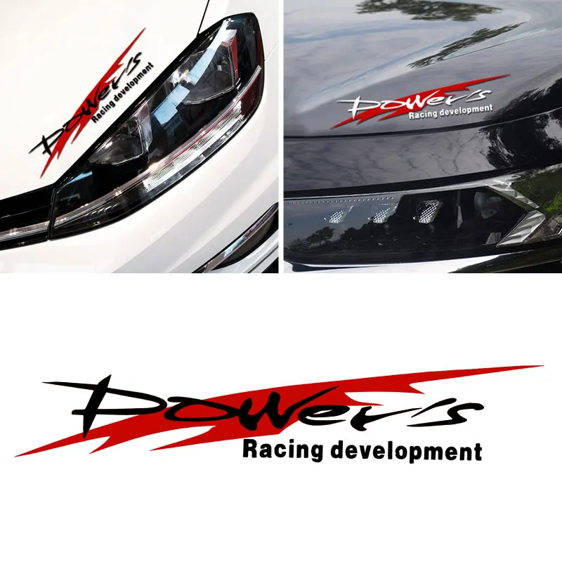 Power Racing Development Car Sticker Impermeabile Car Decal Vinyl Per Bmw Skoda Audi Ford Buick Honda Toyota Kia Nissan