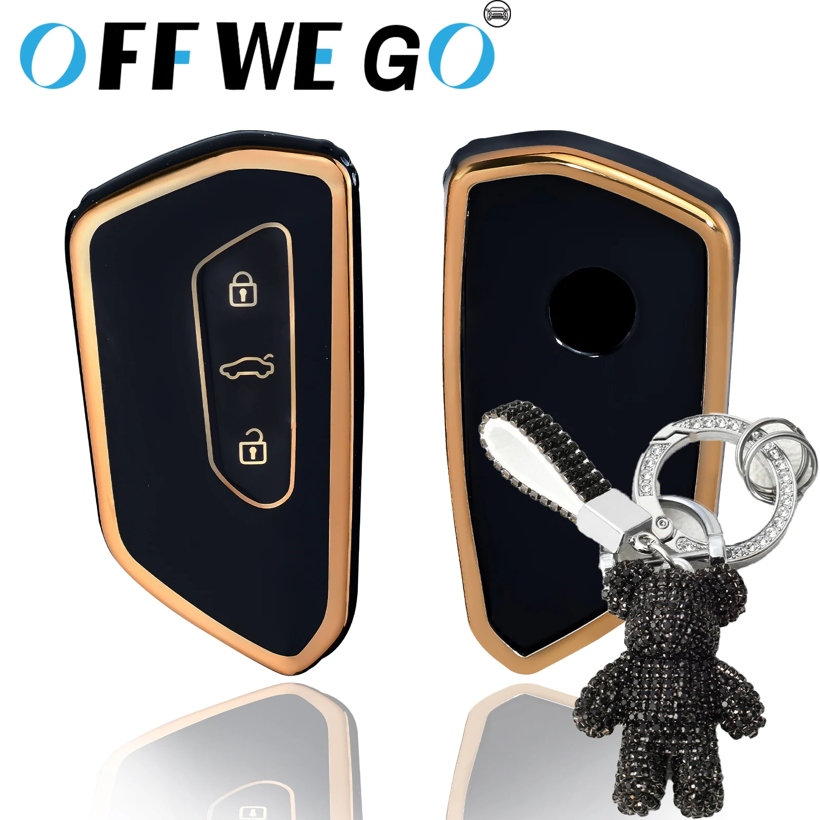 Tpu Car Key Case Cover Per Vw Golf 8 Shell Key Cover Per Skoda Octavia A8 Mk4 Mk8 2021 Seat Leon Mk4 Cupra Formentor Car Key Bag