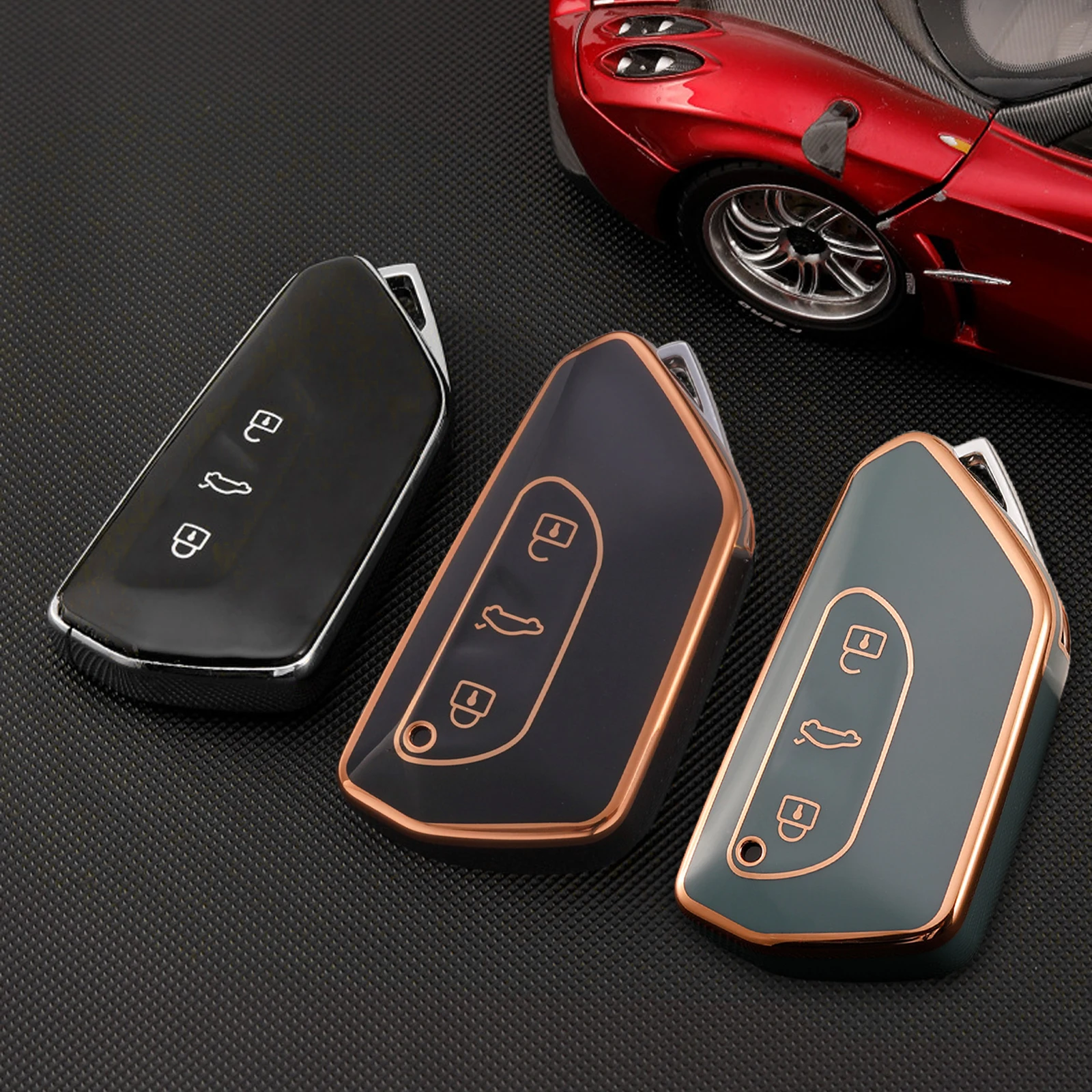 Tpu Car Key Cover Per Vw Golf 8 Tpu Shell Key Cover Per Skoda Octavia A8 Mk4 Mk8 2020 2021 Seat Leon Mk4 Cupra Formentor Car Key