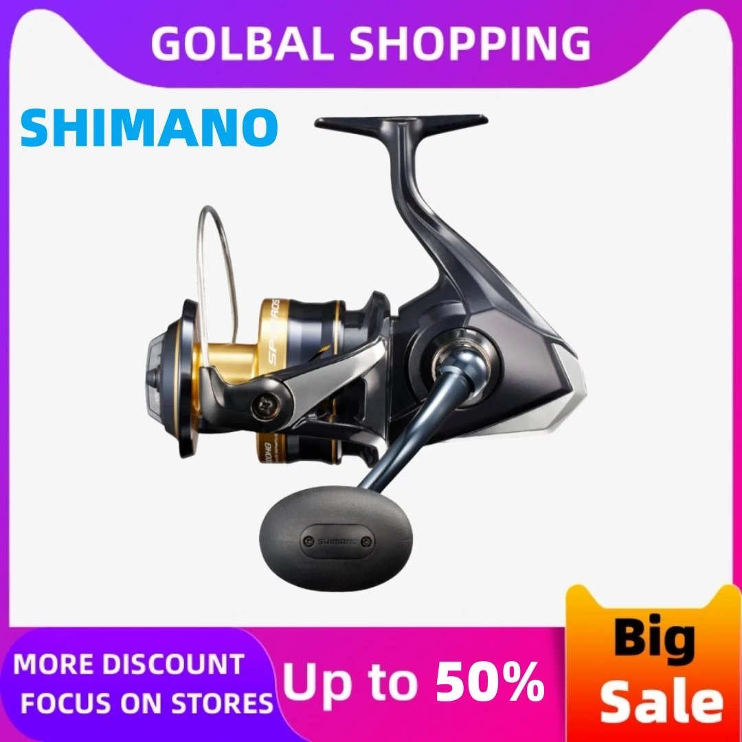 Nuovo Originale Shimano Sferos Sw 5000 6000 8000 10000 14000 18000 20000 Mulinello Da Pesca Spinning Ruota Da Pesca In Acqua Salata