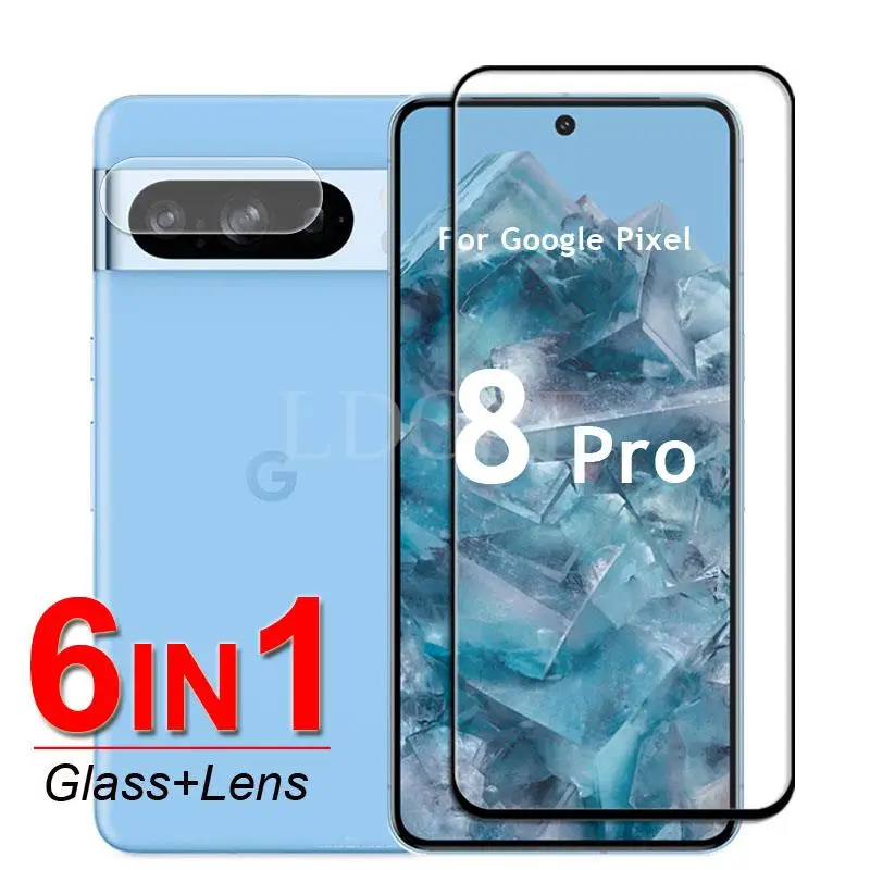 Per Google Pixel 8 Pro Glass Per Pixel 8 Pro Vetro Temperato Full Glue Screen Camera Lens Protector Film Google Pixel 8 Pro Glass