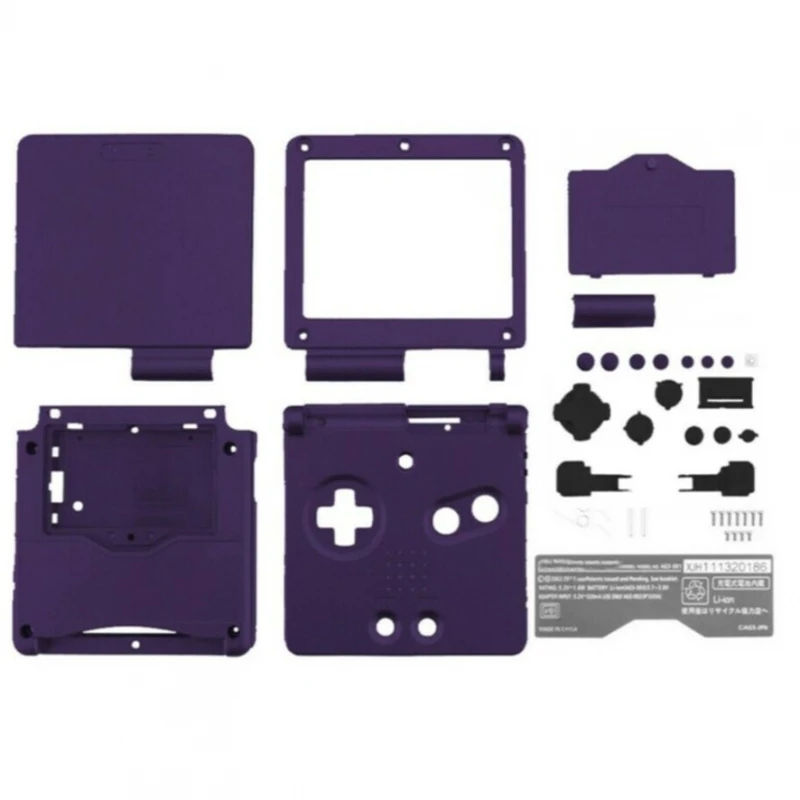 Nintendo Game Boy Advance Sp Gba Sp Sostituzione Viola Lilla # Nintendo Game Boy Advance Sp (Ags-001, Ags-101) Copertura Completa