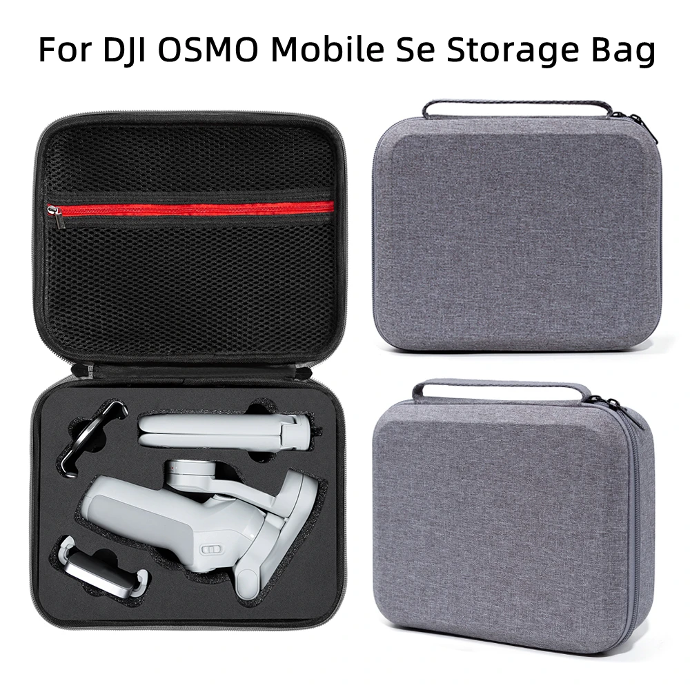 Adatto Per Dji Osmo Mobile Se Camera Handheld Mobile Phone Gimbal Stabilizzatore Storage Bag Grigio