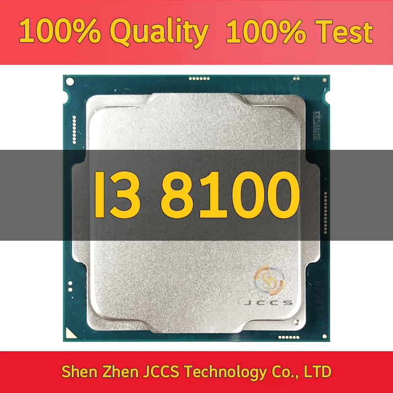 Processore Cpu Quad-Thread Quad-Core I3-8100 I3 8100 3.6Ghz Usato 6M 85W Lga 1151