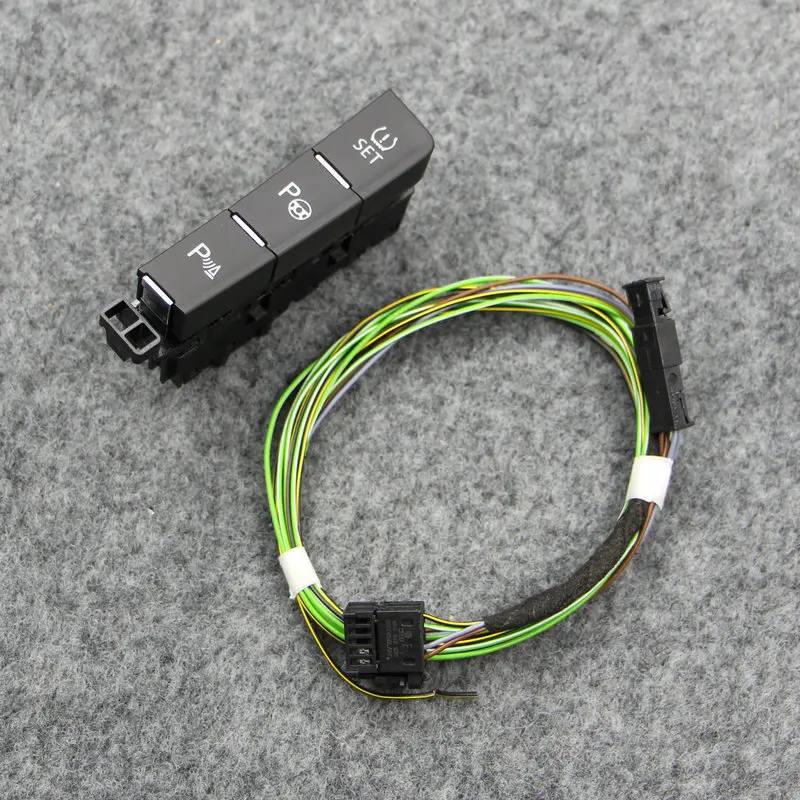 Apply To Golf 7 Mk7 Reversing Radar Switch Tire Pressure Monitoring Switch Auto Park Switch Wire Harness 5Gg 927 238