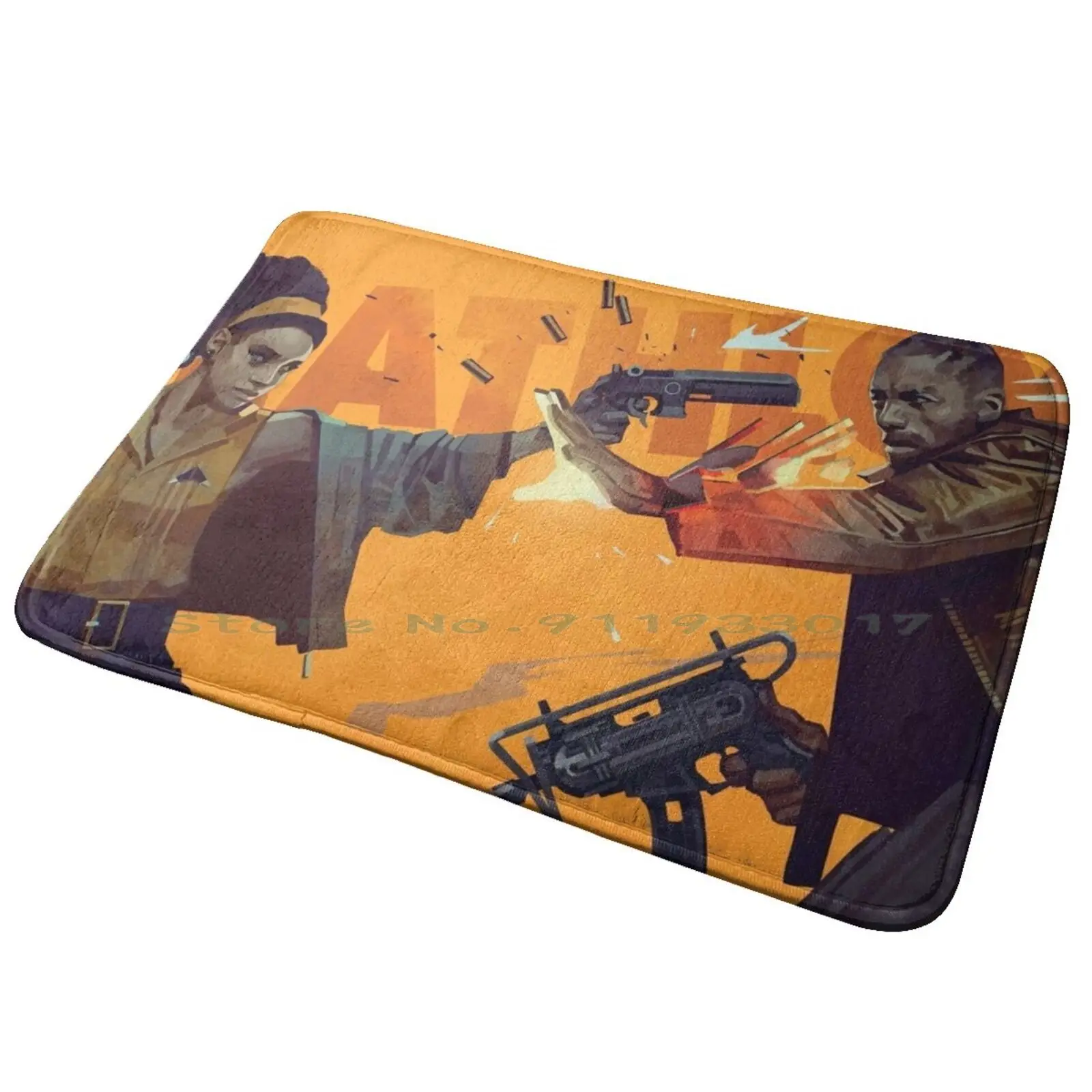 Deathloop Fight Tappetino Per Porta D'Ingresso Tappetino Da Bagno Tappeto Fun Hobby Crazy Sport Bicicletta Biker Bike To Work Bike To School Kickstart