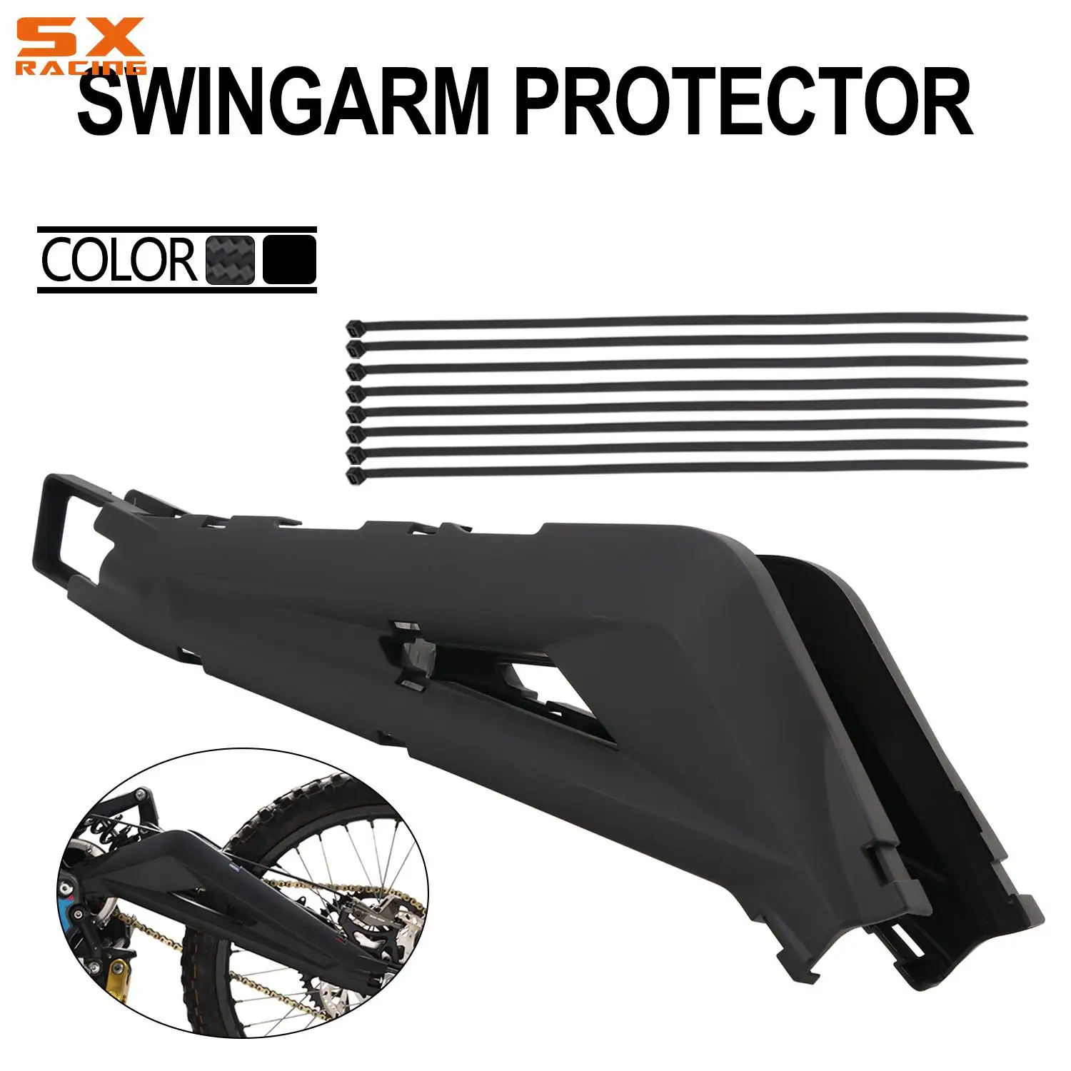 Per Sur-Ron Sur Ron Surron Light Bee S X Moto Elettrica Moto Nuovo 2022 Imitazione Carbon Swingarm Swing Arm Protector