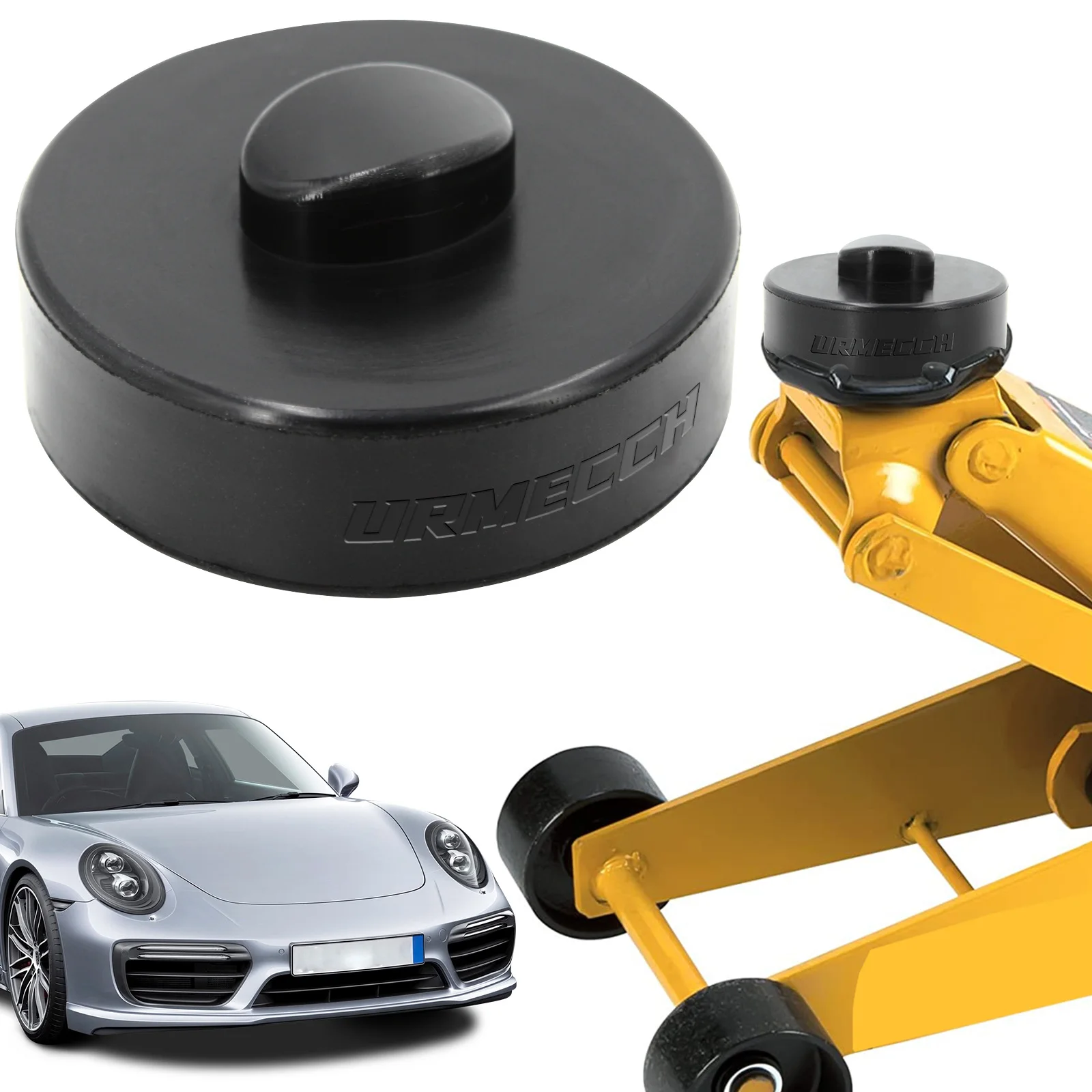 1Pc Jack Pad Per Porsche 911 964 993 996 997 Cayman Boxster Gomma Jack Pad Protector Adattatore Jack Ing Strumento Di Sollevamento Jack Stand
