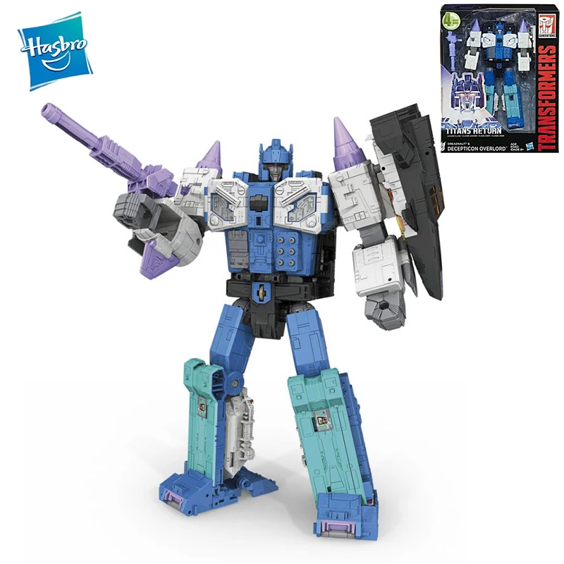 In Magazzino Original Strappo Transformers Titans Return Decepticon Overlord Leader Pvc Anime Figure Action Figures Model Toys