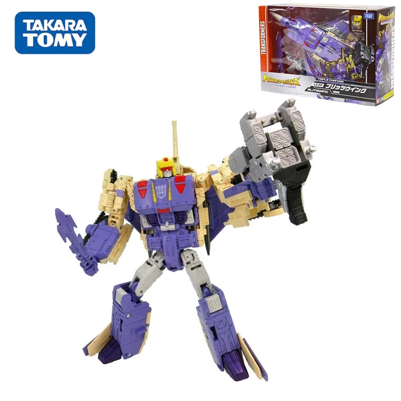 In Magazzino Trasformatori Originali Titans Return Takara Tomy Lg59 Idw Blitzwing Anime Figure Action Figures Model Toys