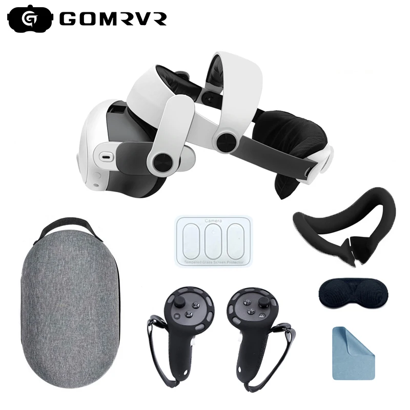Gomrvr Head Strap Per Meta Oculus Quest 3 Halo Strap Regolabile Confortevole Quest 3 Head Strap Per Oculus Quest3 Accessori
