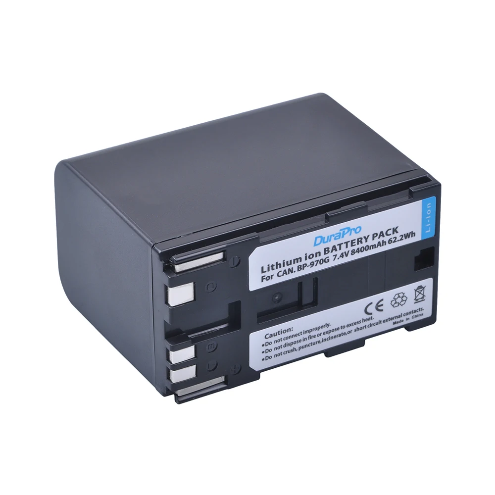 Batteria Bp-945 Bp-975 Durapro 1Pc 8400Mah Per Canon Eos C100,Eos C100 Mark Ii,Eos C300,Eos C300 Pl,Gl2,Xf100,Xf105