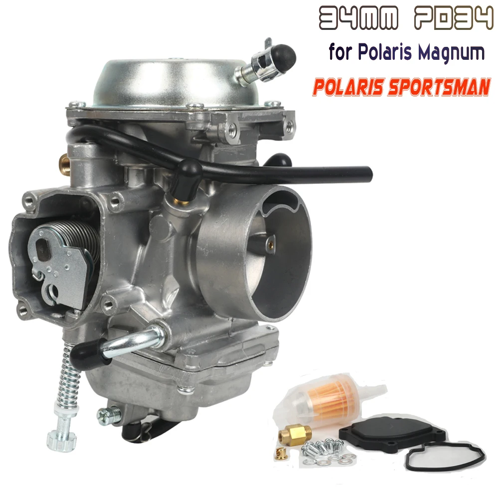 34Mm Pd34J Carburatore Per Polaris Ranger Magnum 425 Quad Collettore Di Aspirazione Boot Per Sportsman 500 600 700 Mv7 Assembly Carb K17M18