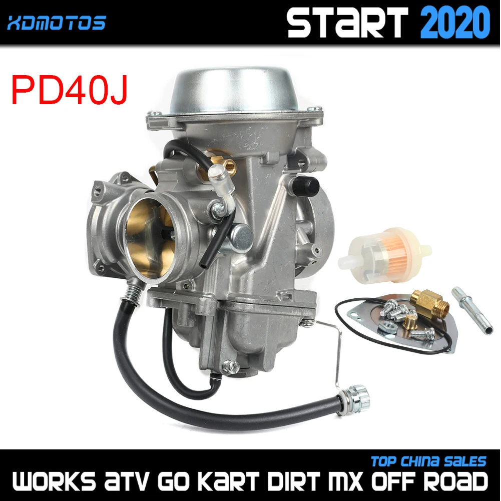 Carburatore Pd40J 40Mm Per Polaris Sportsman Predator Scrambler 500 Atv Quad Utv 2001 - 2012 4X4 6X6 Quad Parts Carb Per 500Cc