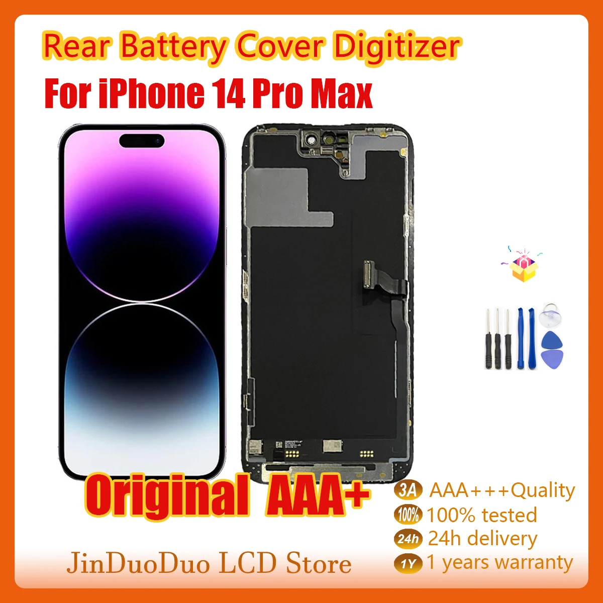 Originale Per Iphone 14 Pro Max Display Lcd Touch Screen Digitizer Assembly Per Iphone 14 Pro 14 Plus Sostituzione Display 13Pro