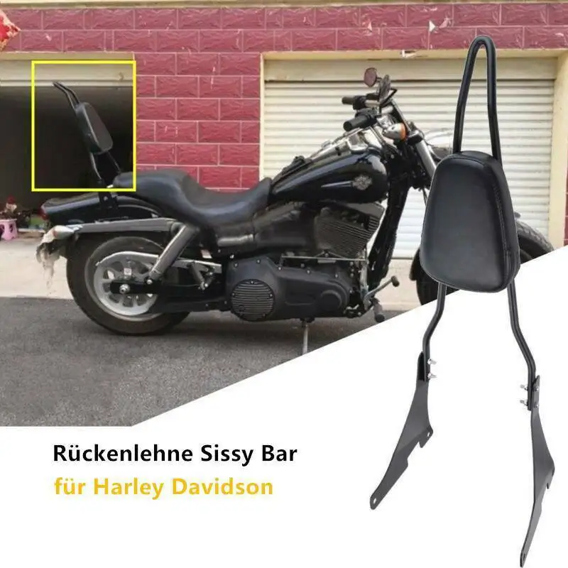 Samger Moto Sissy Bar Passeggero Schienale Pad Moto Per Harley Sportster 1200 883