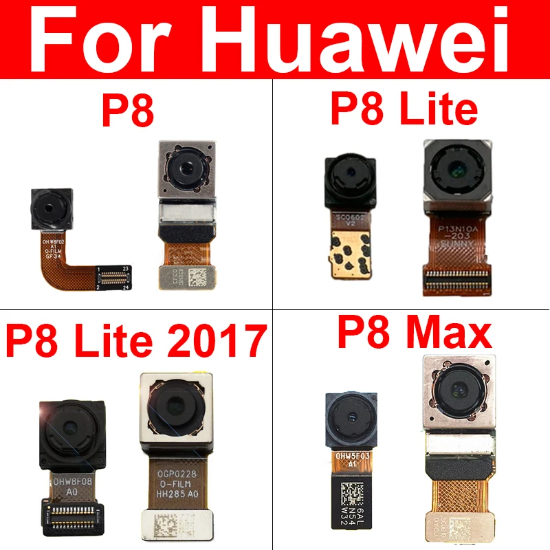 Fotocamera Posteriore Anteriore Per Huawei P8 P8 Lite 2017 P8 Lite P8 Max Piccolo Rivestimento E Grande Fotocamera Principale Cavo A Nastro Flessibile