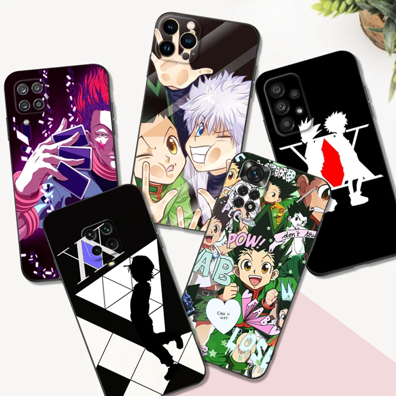 Custodia In Tpu Nero Per Samsung Galaxy A03 Core A03S A13 A23 Lte A33 A53 A73 4G 5G Hunter X Hunter Anime