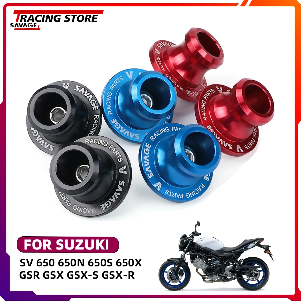 Moto Swingarm Bobine Slider Stand Vite Swingarm Stand Per Suzuki Sv650 N/S/X Gsx Gsxs950 Gsx-S Gsxr 750 1000 600 150 125