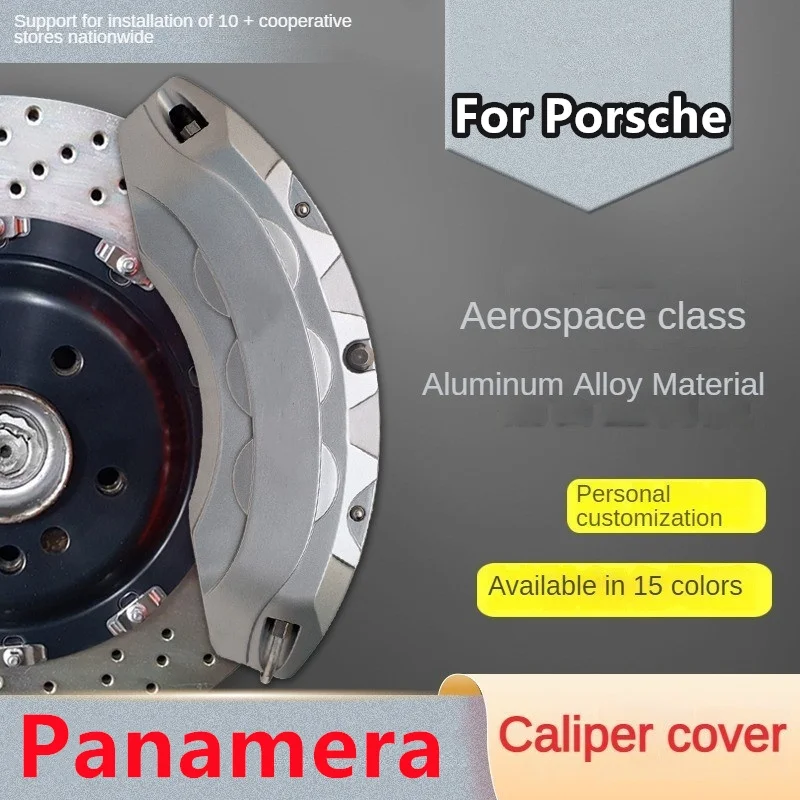 Per Porsche Panamera Car Brake Caliper Cover 3D Alluminio Metal Kit Fit 3.0T 4 Sport Turismo 4 S 2.9T 4.0T 2017
