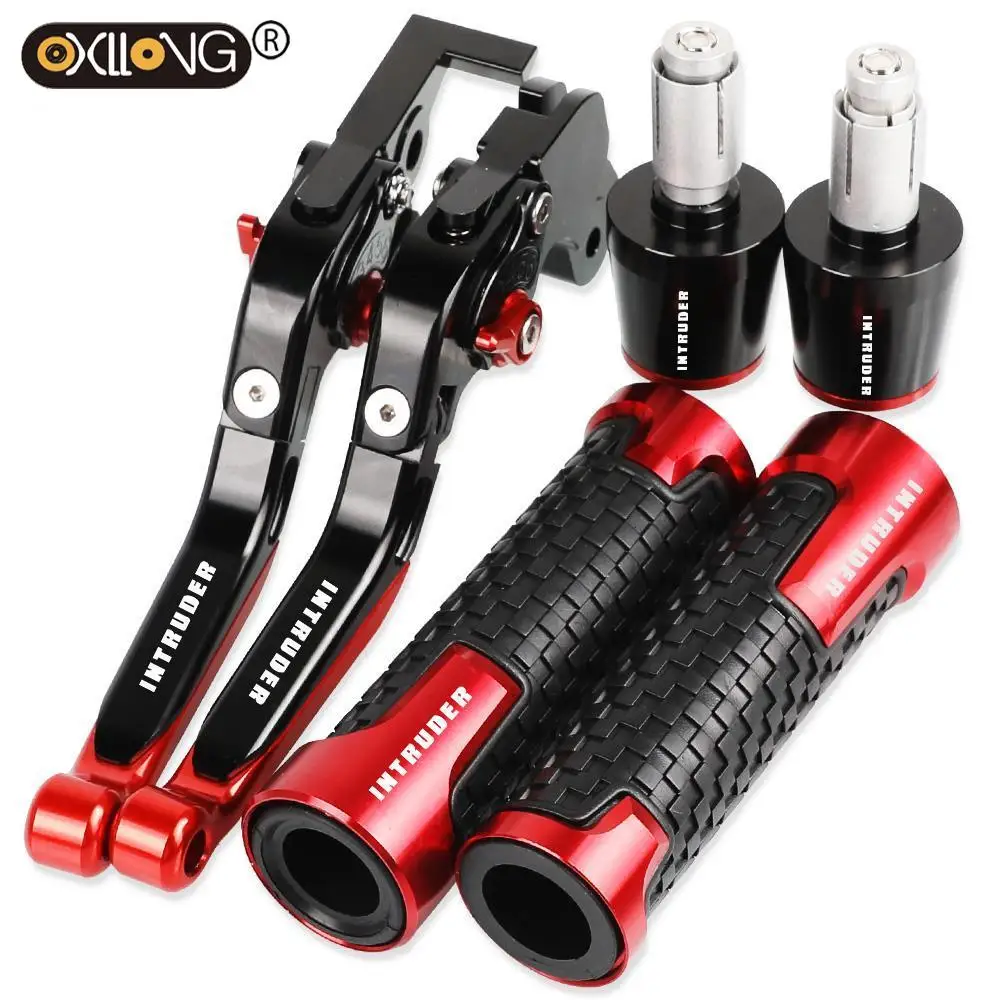 Motorcycle Brakes Tie Rod Handbrake Brake Clutch Levers Handlebar Hand Grips Ends For Suzuki Intruder 1400 1990-2004