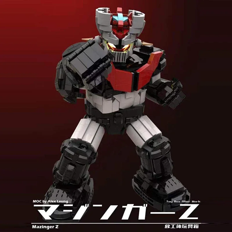 Moc Robot Mazingered Z Space Ufo Grendizer Goldoraked Action Figure Building Block Anime Figures Mecha Model Brick Boy Toy