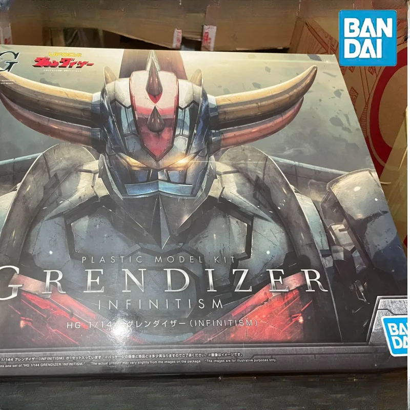 Disponibile Bandai Original Mazinger Z Infinty Action Figure Hg Grendizer Blackin Model Kit Anime Figures For Friends Gift