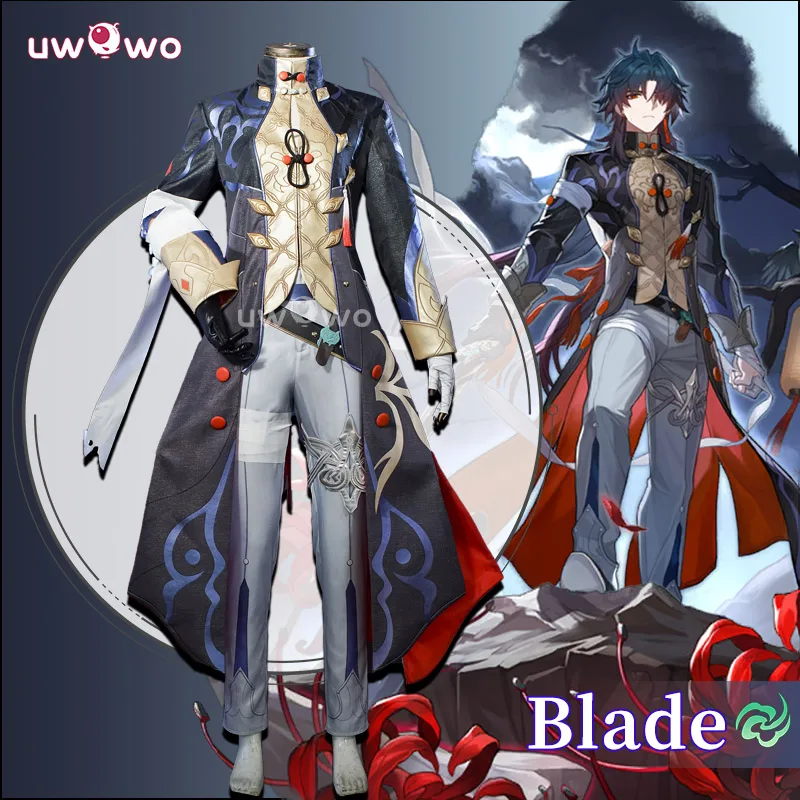 Uwowo Blade Cosplay Blade Honkai Star Rail Blade Costume Halloween Cosplay Gioco Di Ruolo Set Completo