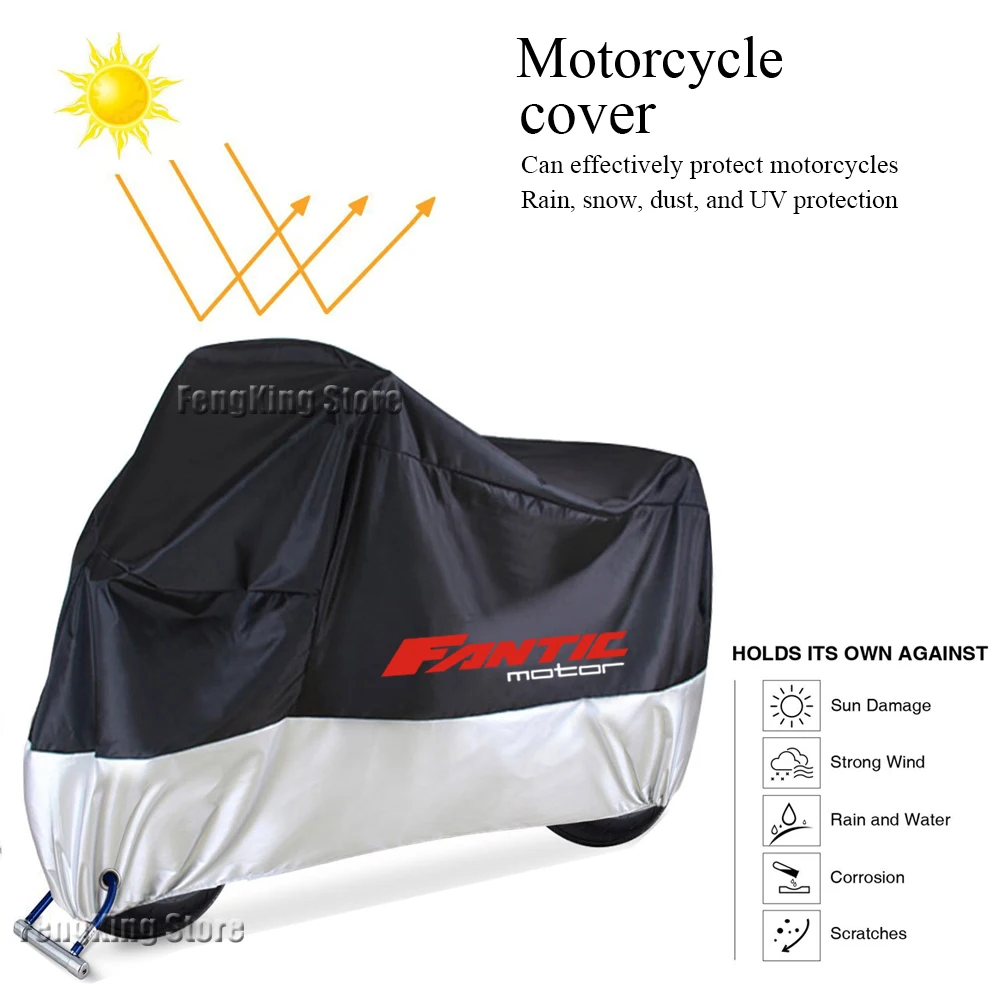 Per Fantic Xef Rally Factory/Xe125 Xef250 Xmf Copertura Moto Impermeabile Outdoor Moto Pioggia Antipolvere Neve Sole Protezione Uv