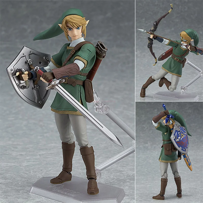 The Legend Of Zelda Action Figure Twilight Princess Zelda Link Deluxe Edition Art Collection Model Ornament Gift For Children