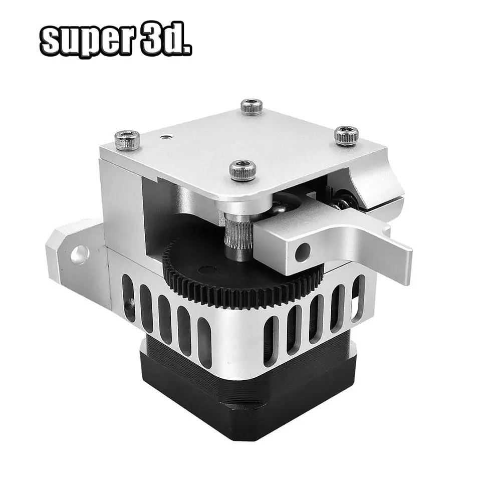 Estrusore Aero Titan Interamente In Metallo Aggiornato Alimentatore Argento/Nero Da 1.75Mm Per Artiglieria Bowden Direct Drive Prusa I3 Parti Della St