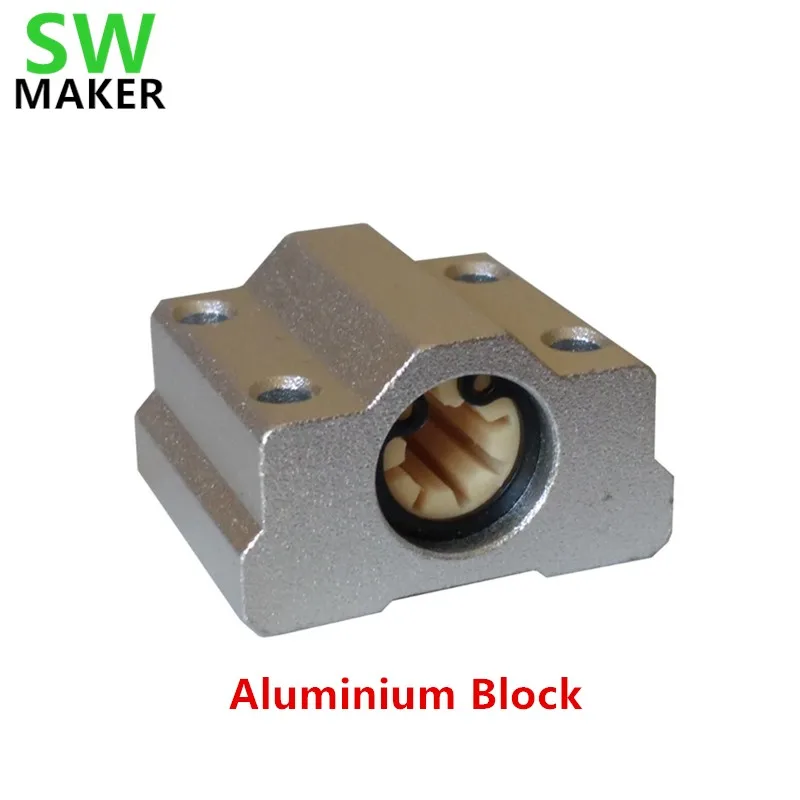 1 Pz Ai Polimeri Di Sc8Uu & Staffa 8Mm Lineari Della Guida Elemento Di Doppio Igus Drylin Rj4Jp-01-08 Per Anet/Tronxy Prusa I3 3D Cnc Stampante Macchi
