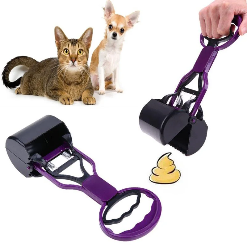 Durevole Pet Dog Poop Scooper Mini Mascella Poop Scoop Clean Pick Up Rifiuti Di Origine Animale Cucciolo Del Cane Del Gatto Rifiuti Picker Per La Puli