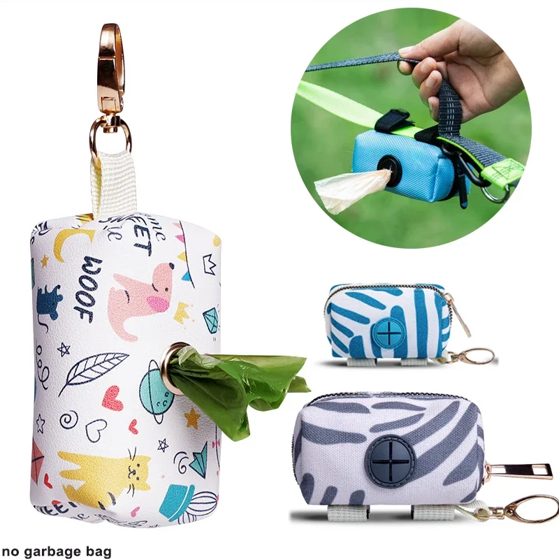Pet Puppy Cat Pick Up Poop Bag Dispenser Portable Dog Toilet Waste Bag Holder Outdoor Pets Supplies Garbags Organizer