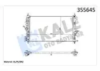 355645 Per Radiatore Acqua Motore A.T (Brasatura) Insignia A B16Dth B16Dth B20Dth B20Dth